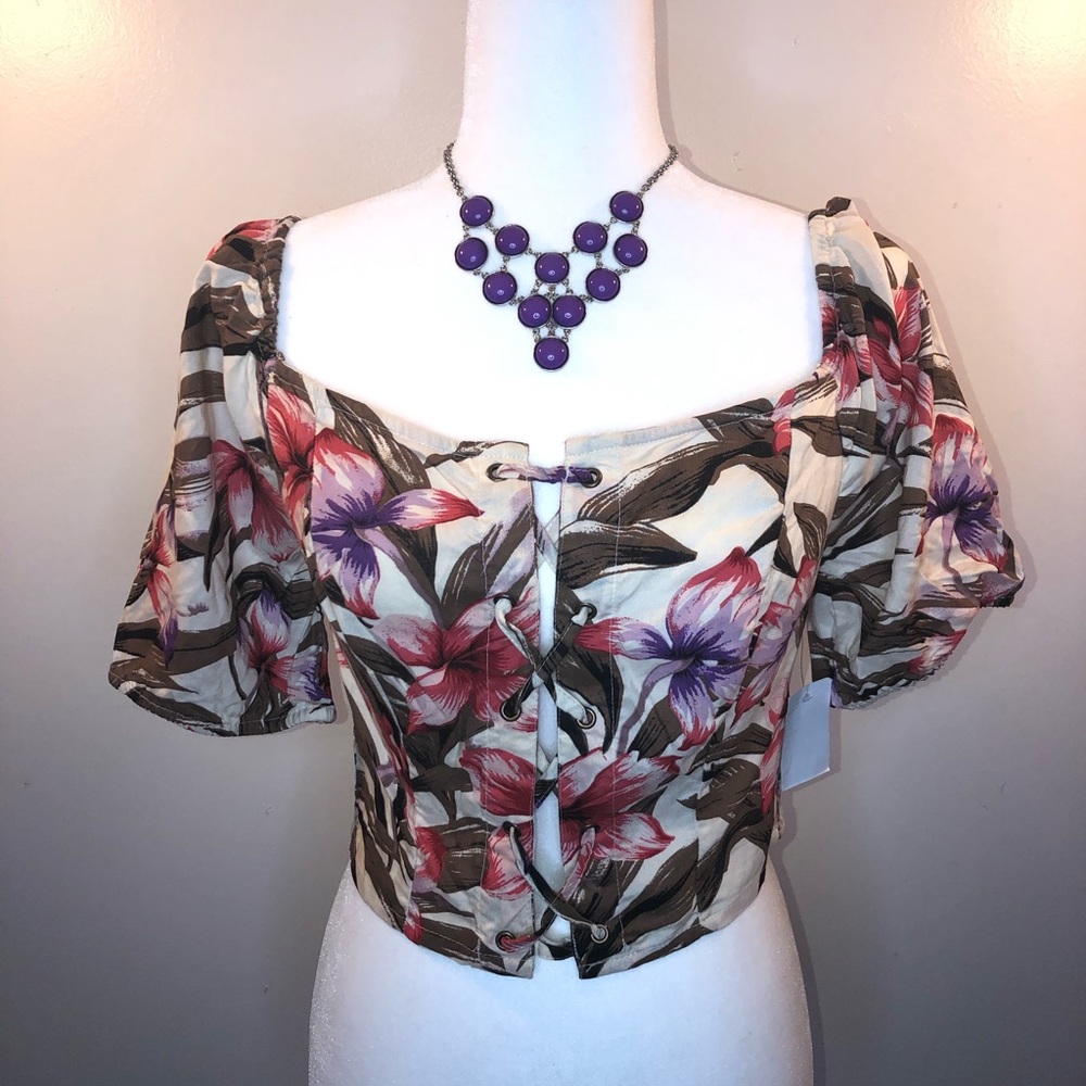 Charlotte Russe Crop Top & Short Set